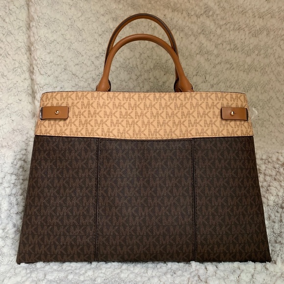 MICHAEL Michael Kors Gramercy Signature Satchel - Picture 3 of 8
